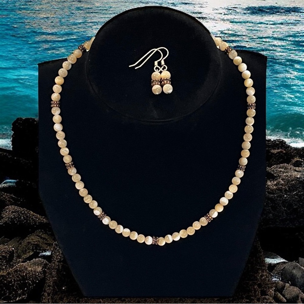 Handmade Necklace With Earrings